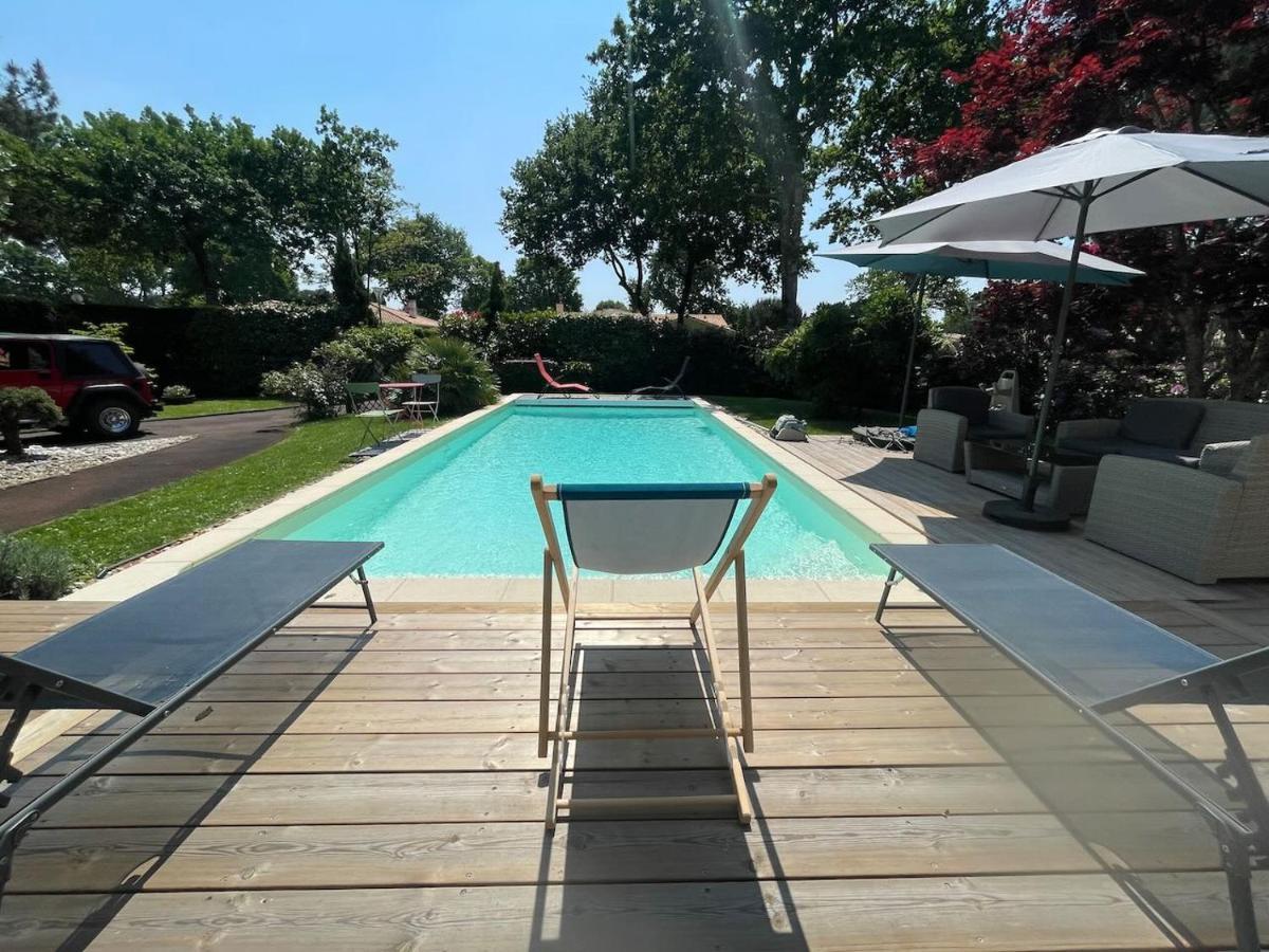 Villa Avec Piscine Andernos Les Bains ภายนอก รูปภาพ