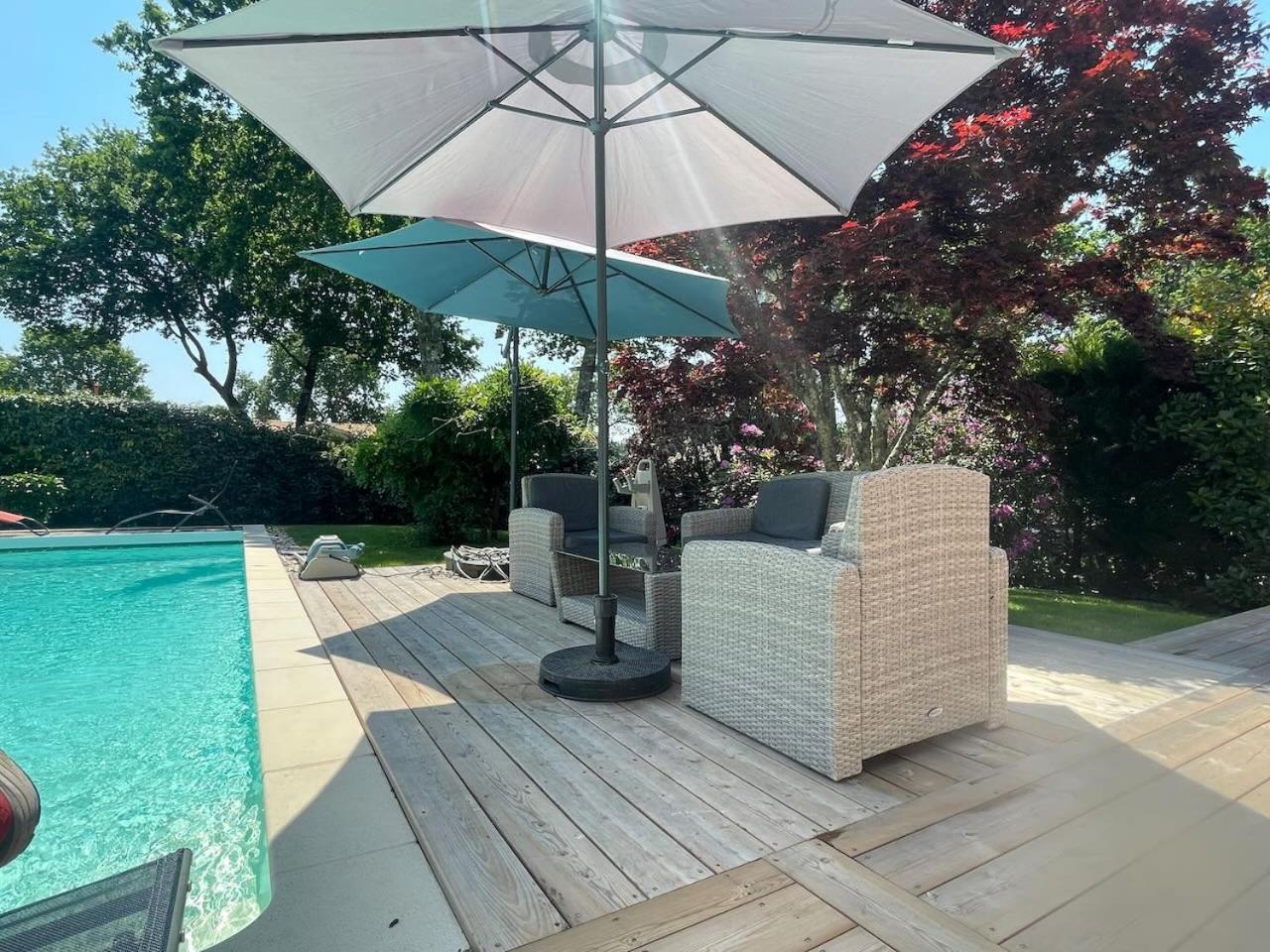 Villa Avec Piscine Andernos Les Bains ภายนอก รูปภาพ